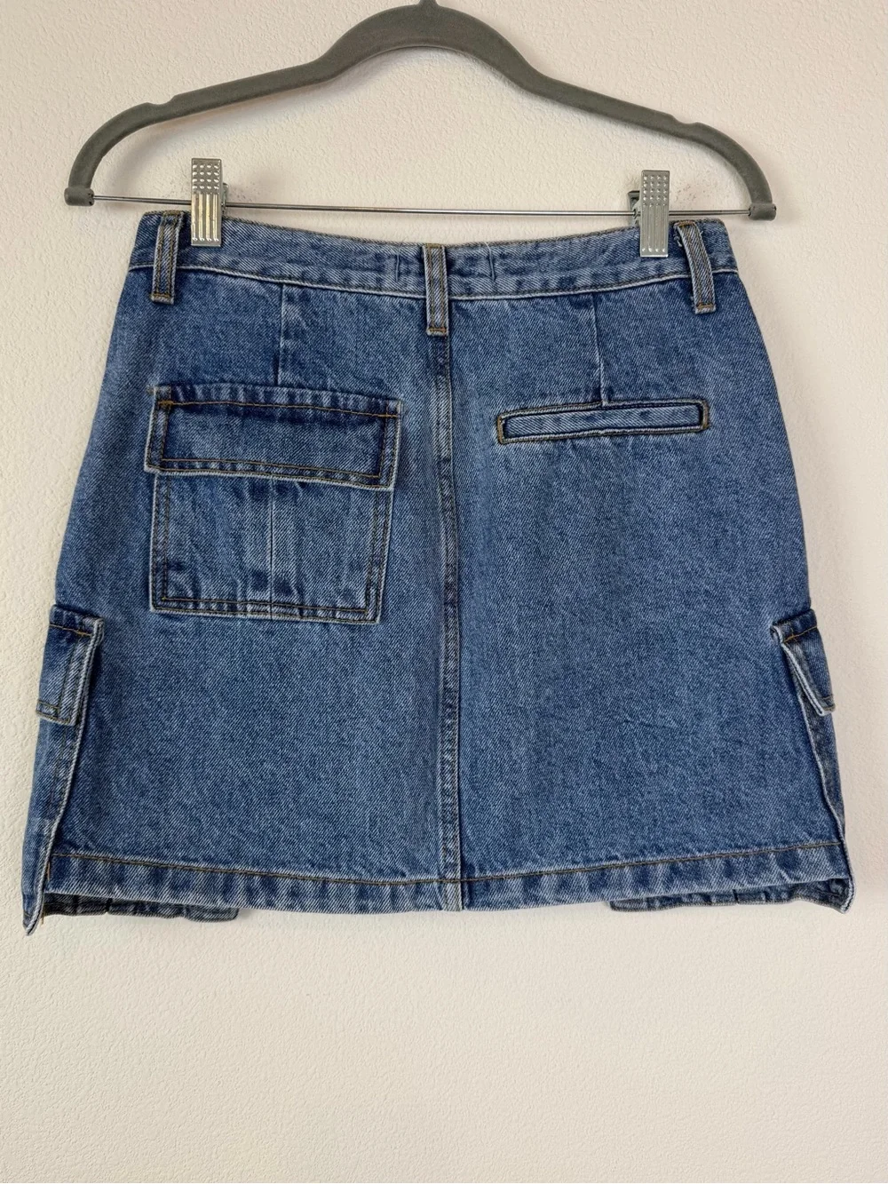 The Frankie Shop Taylor Denim Cargo Skirt Size Small
